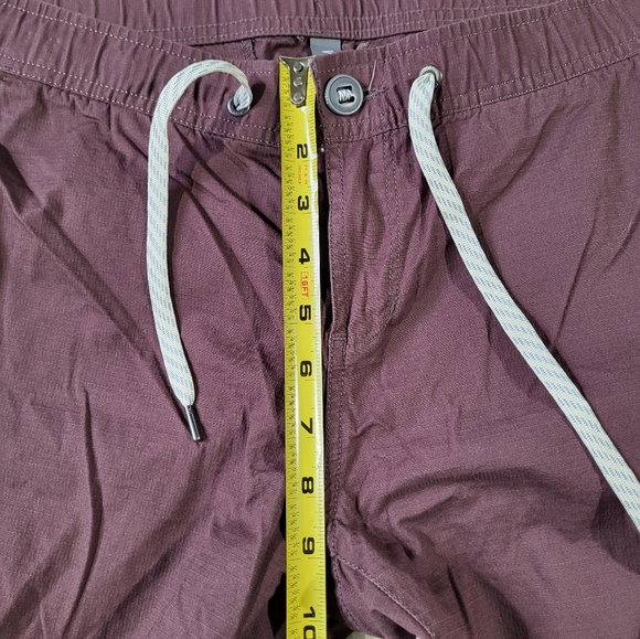 Vuori Ripstop Pants Drawstring Marron Size Medium - Picture 8 of 13